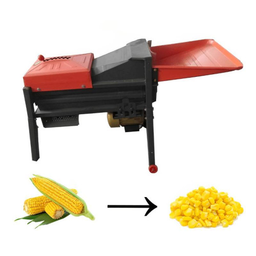 Combined corn sheller and thresher